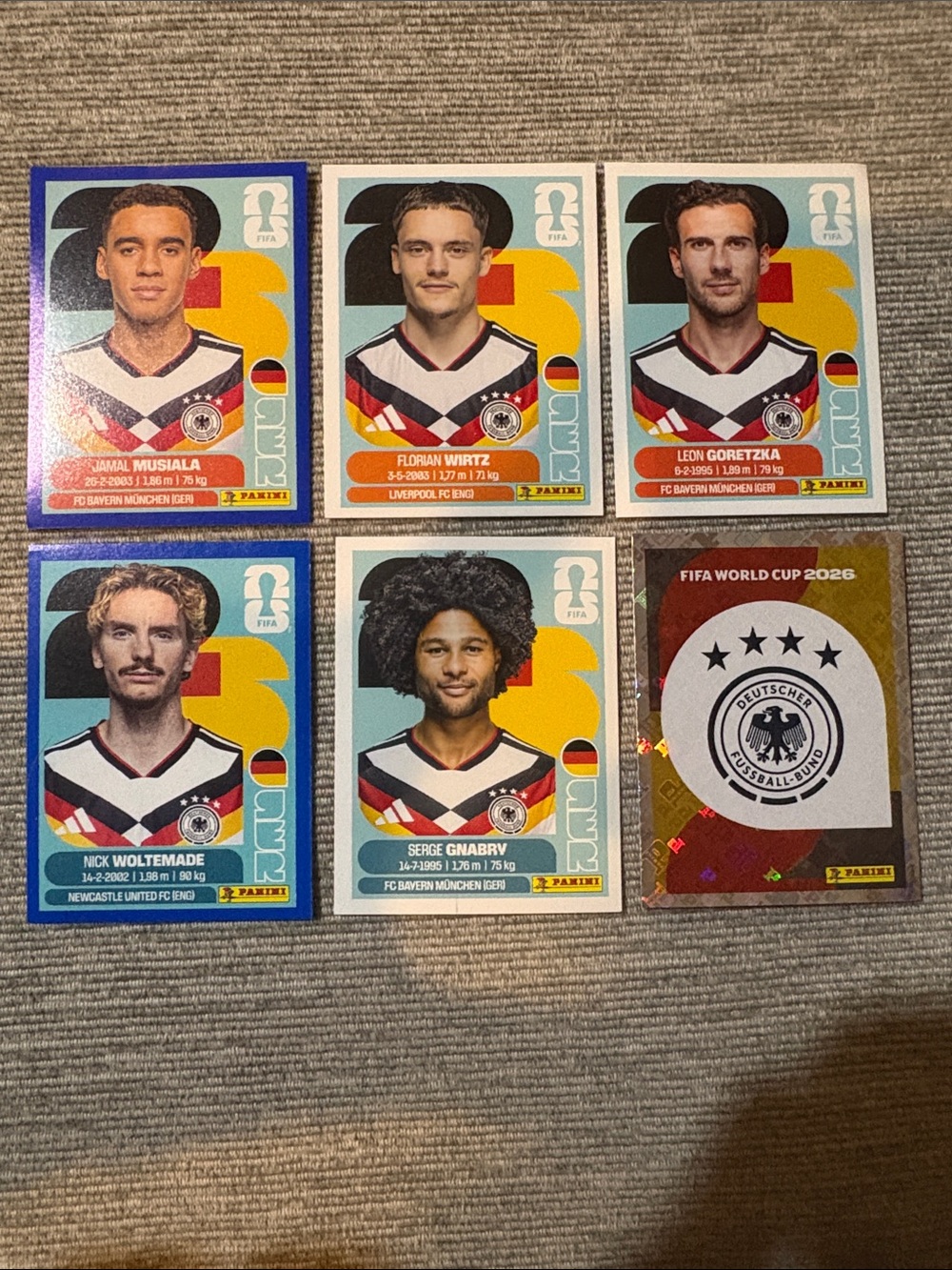 Panini FIFA World Cup 2026 - Germany Player Sticker